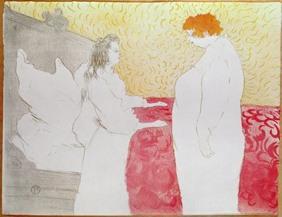Woman in Bed, Profile - Waking Up, 1896 by Henri de Toulouse Lautrec